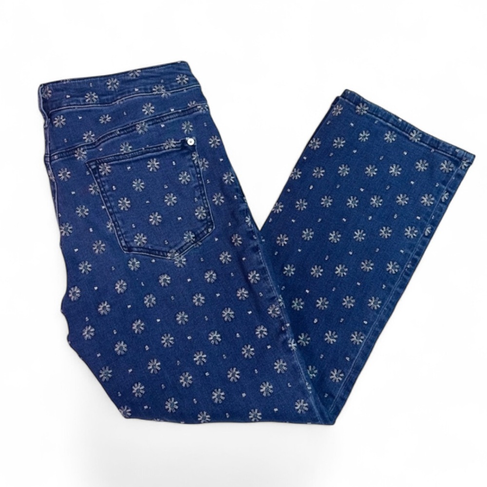 ❄️Pilcrow Cropped Snowflake Cropped Denim -Where Classic Meets Cool